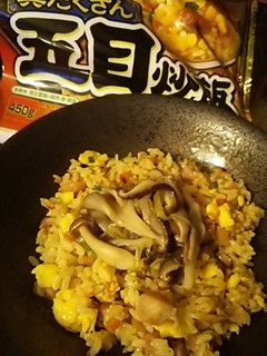 キノコ出汁かけ炒飯-レシピのメイン写真