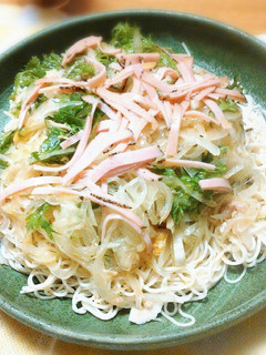 簡単 サラダ そうめん-レシピのメイン写真
