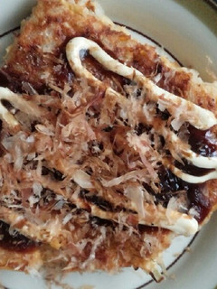 小麦粉なし ご飯とキャベツと卵のお好み焼-レシピのメイン写真