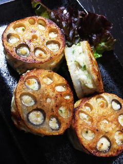 シャキシャキふわっふわ!れんこん挟み焼き-レシピのメイン写真