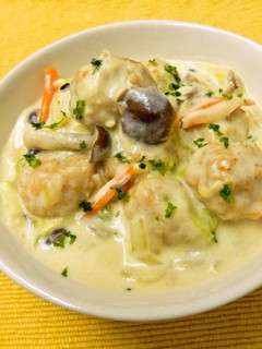 肉だんごのクリーム煮(濃厚!)-レシピのメイン写真