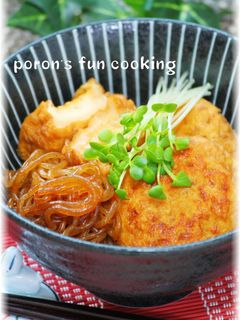 ✿鶏ハンバーグの甘辛すき焼き風煮込み✿-レシピのメイン写真