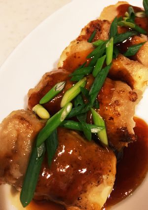 節約美味しい肉巻き豆腐醤油あんかけ-レシピのメイン写真