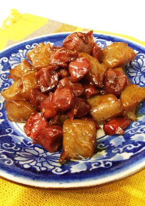 砂肝とこんにゃくのピリ辛炒め煮-レシピのメイン写真