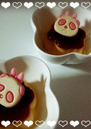 ☆。•プリン×さくさくパンダ☆。•-レシピのメイン写真