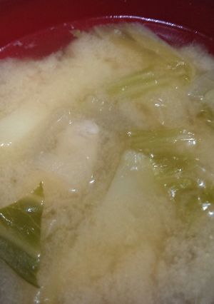 とりむね肉とじゃがいもの味噌汁-レシピのメイン写真