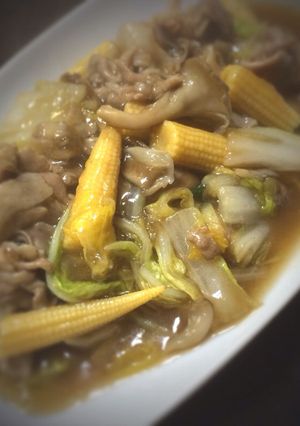 野菜炒めトロミ-レシピのメイン写真