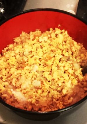 鶏.玉子.蓮根そぼろ丼( ´ ▽ ` )-レシピのメイン写真