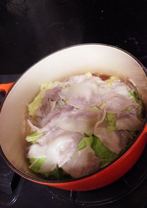 味付け簡単☆白菜と豚バラのめんつゆ煮-レシピのメイン写真