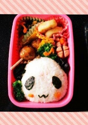 パンダのキャラ弁！！-レシピのメイン写真