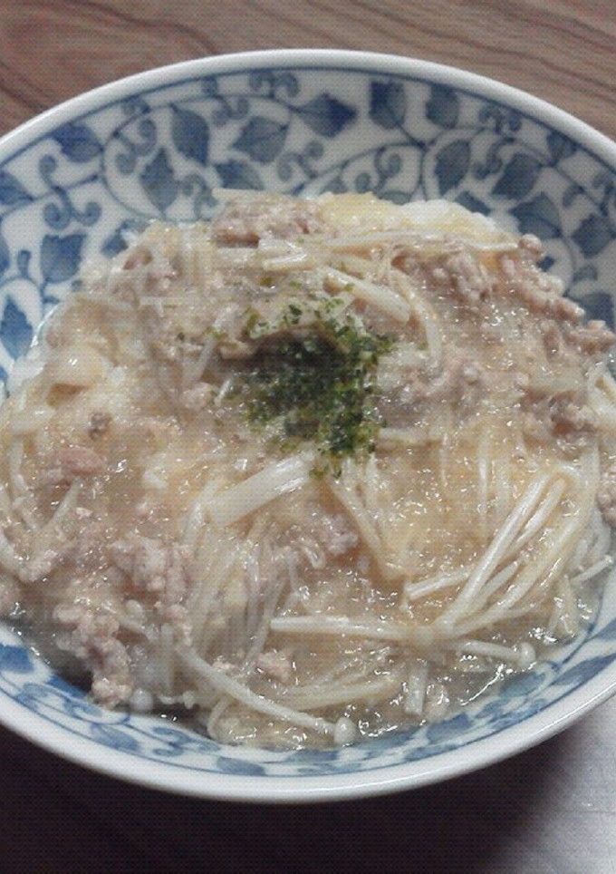 えのきと大根おろしの餡掛け丼-レシピのメイン写真