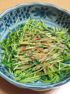 豆苗の温サラダ-レシピのメイン写真