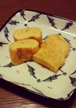普通のフライパンで☆卵１個の卵焼き-レシピのメイン写真