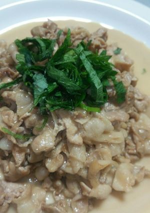 豚肉のチーズ醤油炒め♪with大葉-レシピのメイン写真