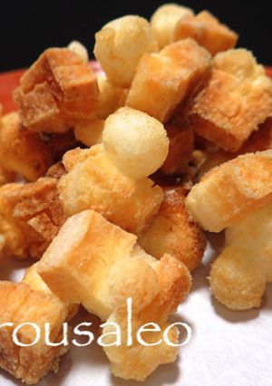 昆布茶おかき（揚げ餅）-レシピのメイン写真