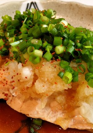 鮭のボイル・おろしポン酢和え-レシピのメイン写真
