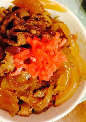 忙しい時に！牛丼すぐ出来ます！-レシピのメイン写真