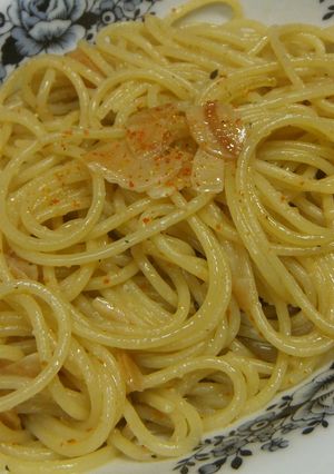 フライパンひとつで和風ペペロンチーノ-レシピのメイン写真