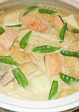 鮭の北海鍋(味噌鍋)-レシピのメイン写真