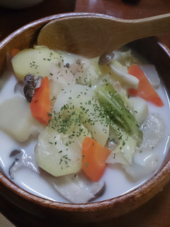 ぽかぽか!野菜たくさん簡単ミルクスープ-レシピのメイン写真