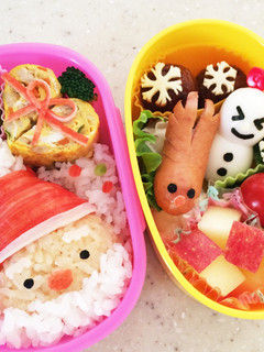 クリスマス☆サンタ☆キャラ弁-レシピのメイン写真