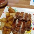 ヨシダソースで鶏じゃが照り焼き