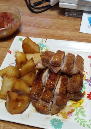 ヨシダソースで鶏じゃが照り焼き-レシピのメイン写真