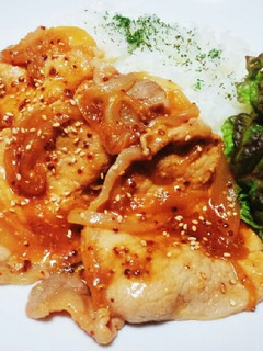 豚肉 生姜マスタード焼き-レシピのメイン写真