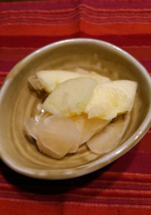 甘酢でヤーコン×りんごサラダ♪-レシピのメイン写真