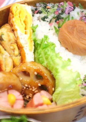 お弁当に！レンコンの照り焼き-レシピのメイン写真