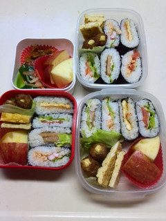 おにぎらず弁当-レシピのメイン写真