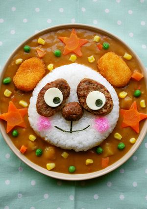 パンダのデコカレー☆-レシピのメイン写真