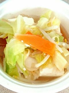 おでんの汁で作る★とうふと野菜の煮物-レシピのメイン写真