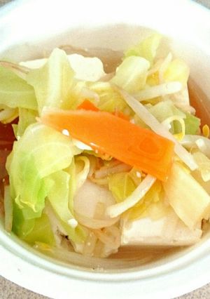 おでんの汁で作る★とうふと野菜の煮物-レシピのメイン写真
