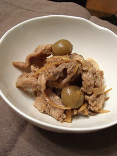 豚肉と梅干しの甘辛しょうが煮-レシピのメイン写真