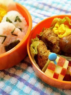 簡単おにぎりさん弁当♡-レシピのメイン写真