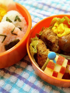 簡単おにぎりさん弁当♡-レシピのメイン写真