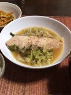 圧力鍋で簡単!鮭と野菜の蒸し煮-レシピのメイン写真