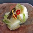 白菜漬け☆チャック付ポリ袋で冷凍下漬け☆