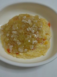 離乳食後期 豆腐のあんかけ-レシピのメイン写真