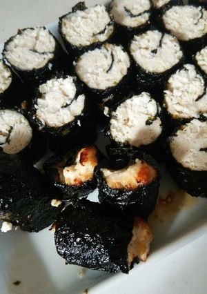 鶏胸肉の味噌マヨ海苔巻き-レシピのメイン写真