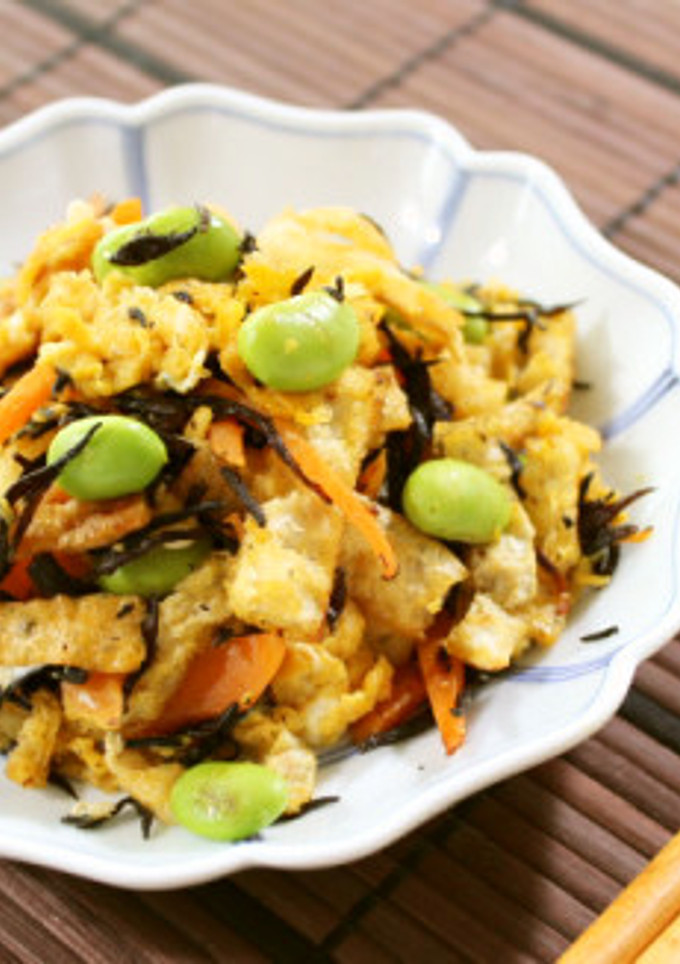 ひじきと枝豆のいり卵-レシピのメイン写真