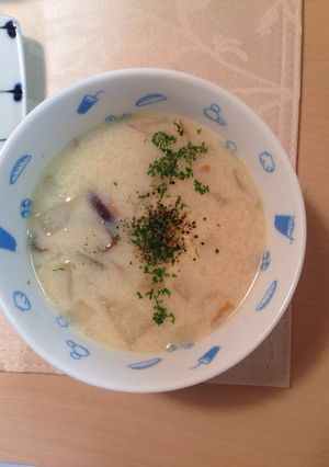 豆乳みそスープ-レシピのメイン写真