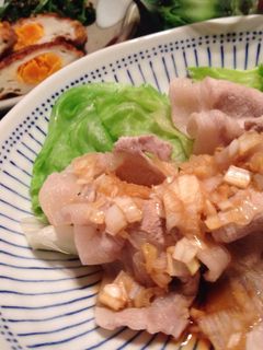 レタス消費!生姜香る温レタスでねぎぶたしゃぶ-レシピのメイン写真