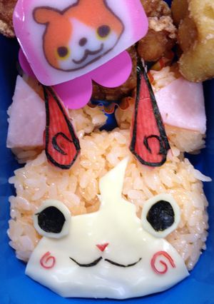 妖怪ウォッチ☆ジバコマ☆キャラ弁-レシピのメイン写真