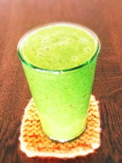 春菊りんご生姜のグリーンスムージー-レシピのメイン写真