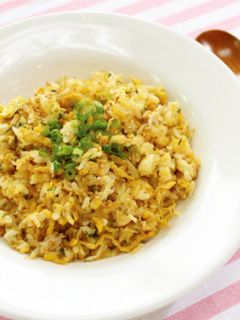 しそとしらすの和風チャーハン-レシピのメイン写真
