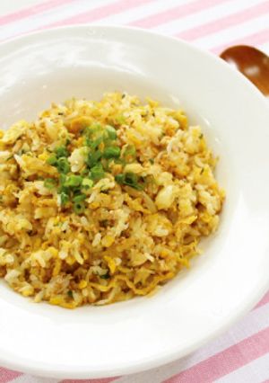 しそとしらすの和風チャーハン-レシピのメイン写真