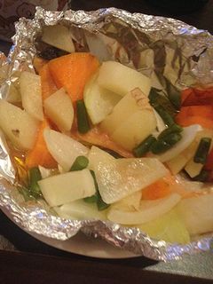 鮭と野菜のホイル焼き-レシピのメイン写真