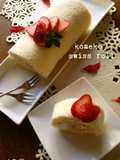 簡単❤米粉のロールケーキ